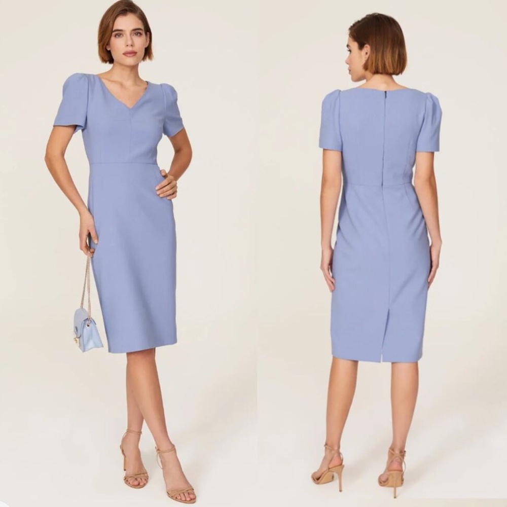 LK Bennett Rebecca Dress Lavender Purple Business Casual Wedding Easter Spring